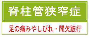 脊柱管狭窄症